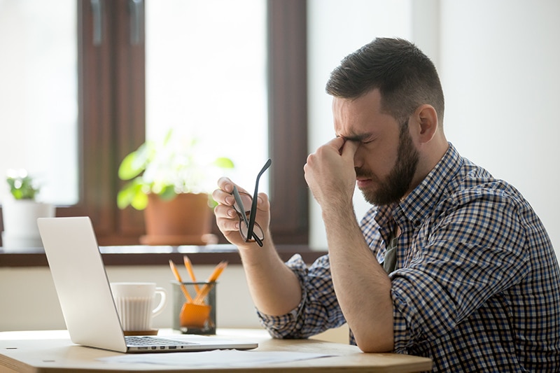 Stressed Business Owner